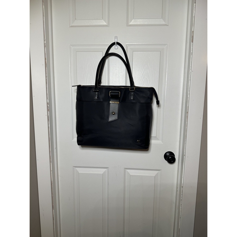 Swiss Gear Wenger Ana 16 Laptop Business Tote Black Gold Hardware Professional